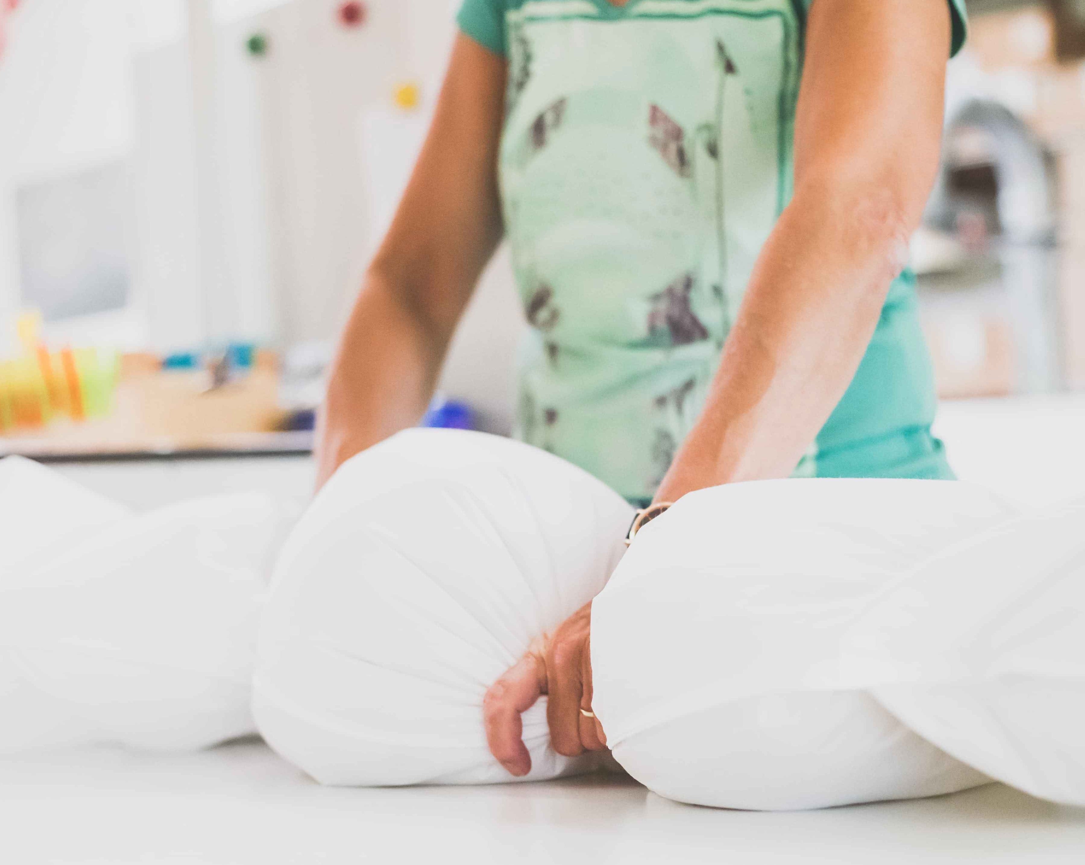 Recycelte Daunendecke Frühling